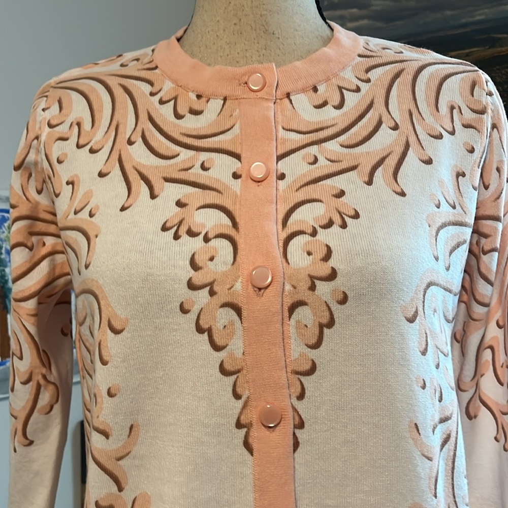 Bob Mackie Button Down Cardigan - Picture 2 of 9